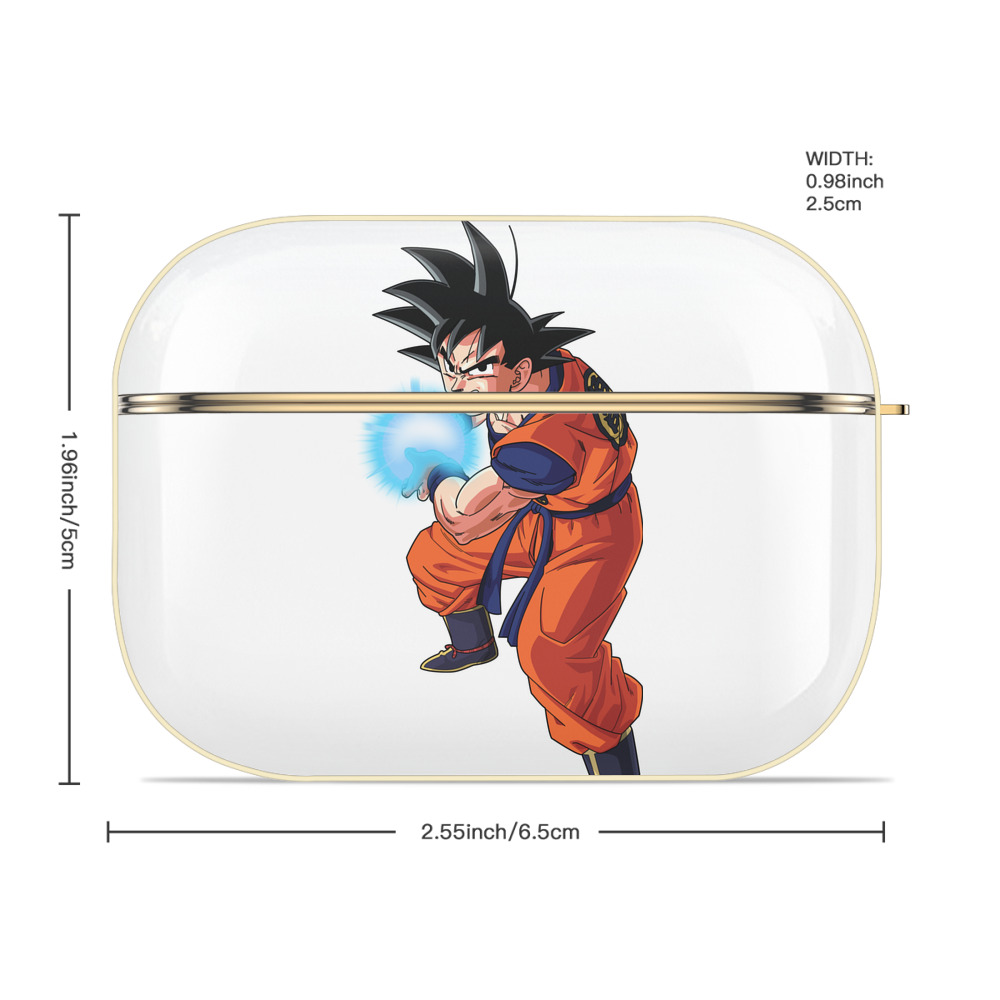 ドラゴンボール 孫悟空（そん ごくう）Son Goku カカロット DRAGON BALL Kakarotto 【AirPods Pro用】ハードシェル保護ケース｜耐衝撃・防指紋・カラビナ付き商品仕様