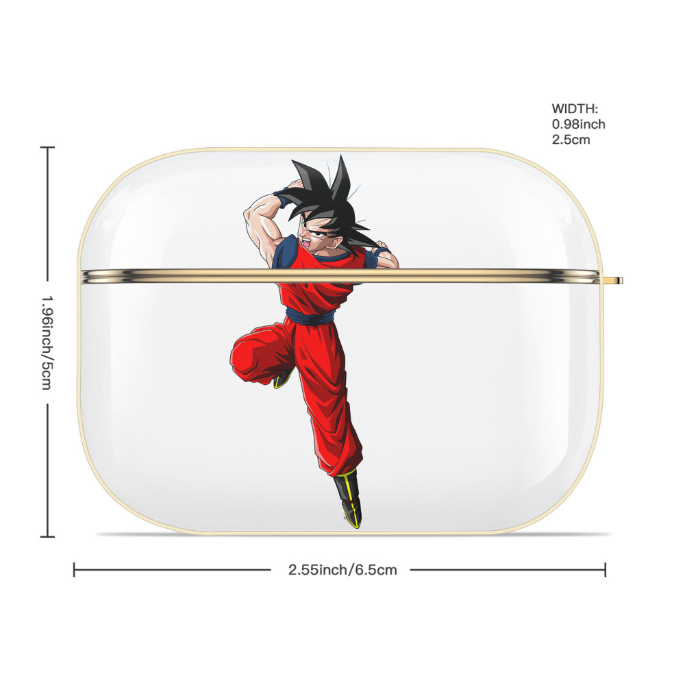 ドラゴンボール 孫悟空（そん ごくう）Son Goku カカロット DRAGON BALL Kakarotto 【AirPods Pro用】ハードシェル保護ケース｜耐衝撃・防指紋・カラビナ付き商品仕様