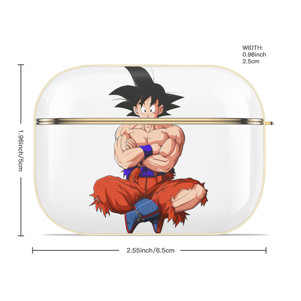 ドラゴンボール 孫悟空（そん ごくう）Son Goku カカロット DRAGON BALL Kakarotto 【AirPods Pro用】ハードシェル保護ケース｜耐衝撃・防指紋・カラビナ付き商品仕様