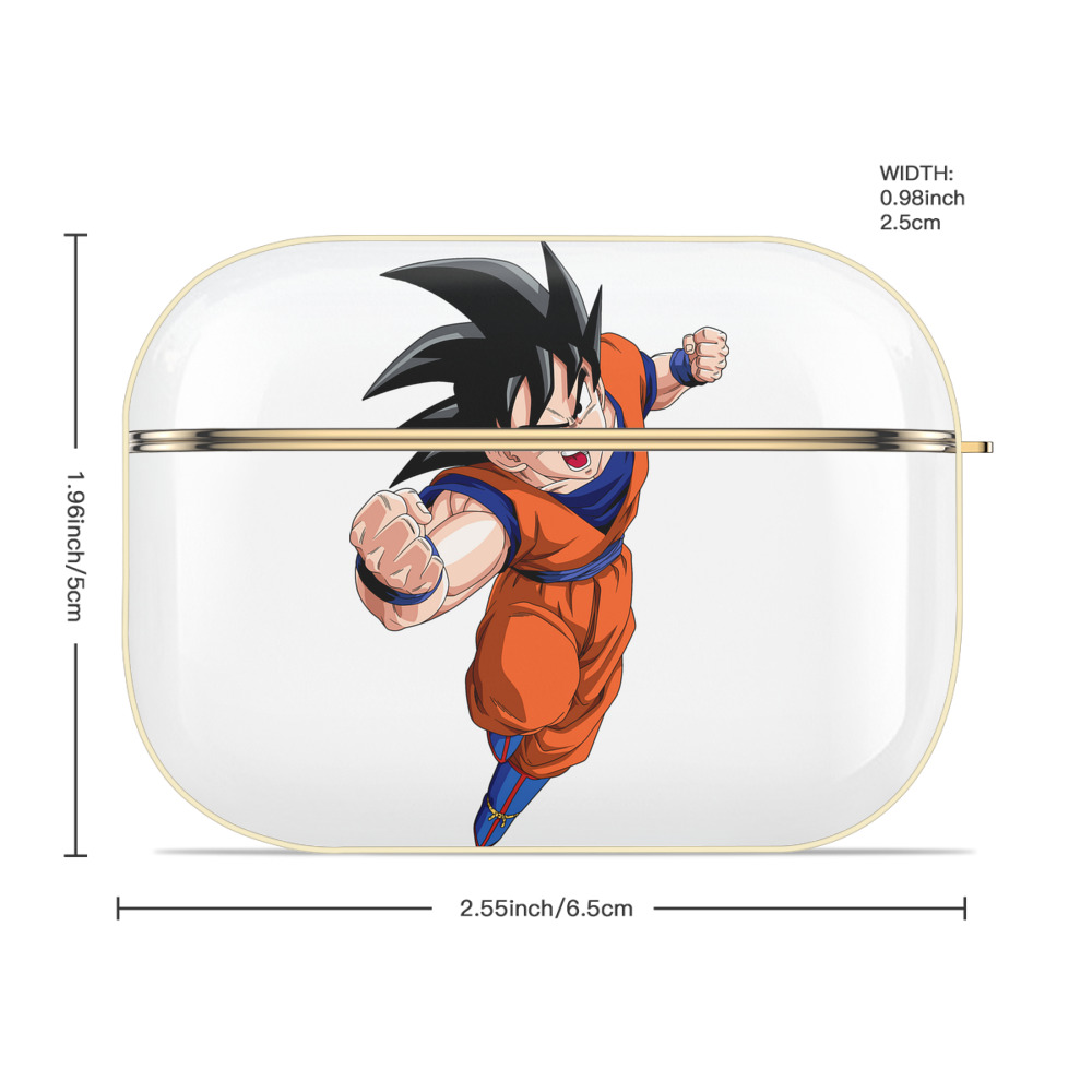 ドラゴンボール 孫悟空（そん ごくう）Son Goku カカロット DRAGON BALL Kakarotto 【AirPods Pro用】ハードシェル保護ケース｜耐衝撃・防指紋・カラビナ付き商品仕様