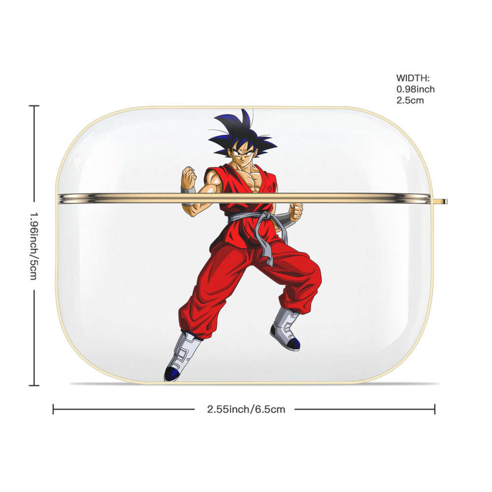 ドラゴンボール 孫悟空（そん ごくう）Son Goku カカロット DRAGON BALL Kakarotto 【AirPods Pro用】ハードシェル保護ケース｜耐衝撃・防指紋・カラビナ付き商品仕様