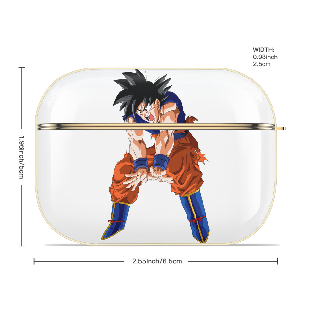 ドラゴンボール 孫悟空（そん ごくう）Son Goku カカロット DRAGON BALL Kakarotto 【AirPods Pro用】ハードシェル保護ケース｜耐衝撃・防指紋・カラビナ付き商品仕様
