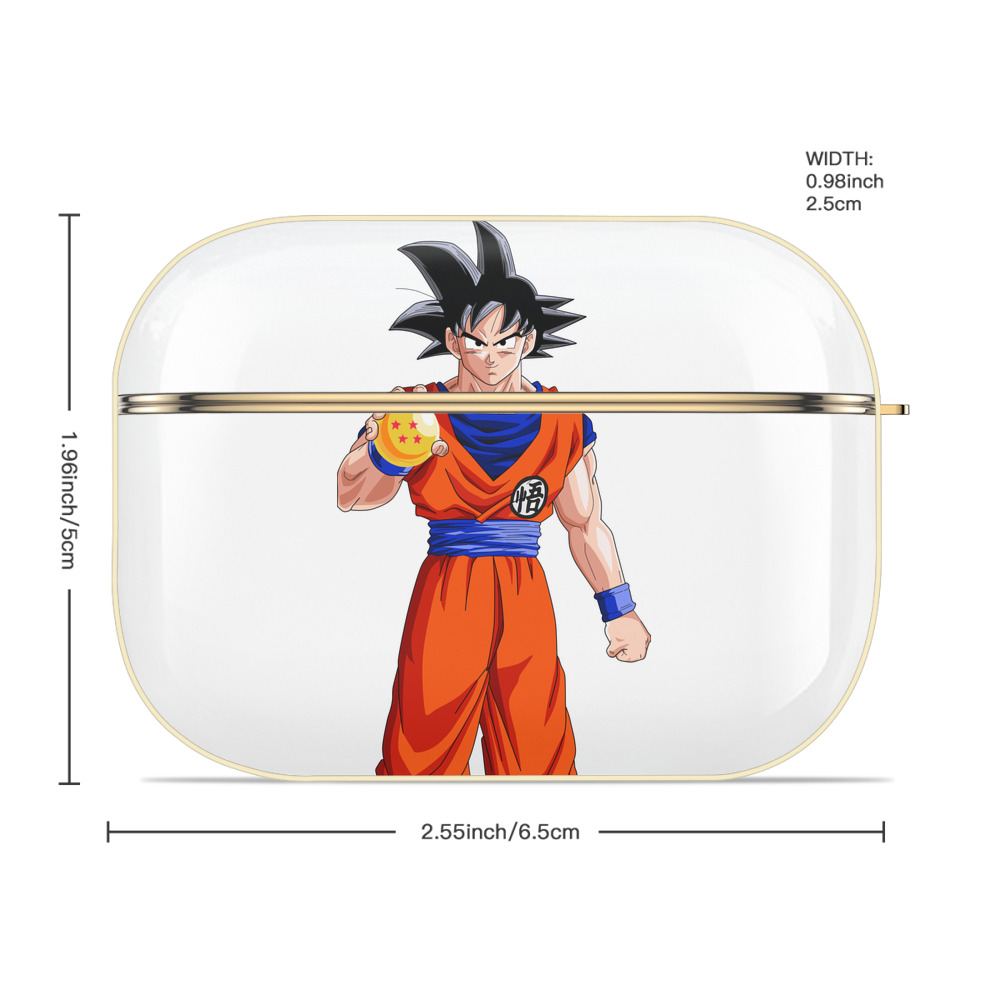 ドラゴンボール 孫悟空（そん ごくう）Son Goku カカロット DRAGON BALL Kakarotto 【AirPods Pro用】ハードシェル保護ケース｜耐衝撃・防指紋・カラビナ付き商品仕様