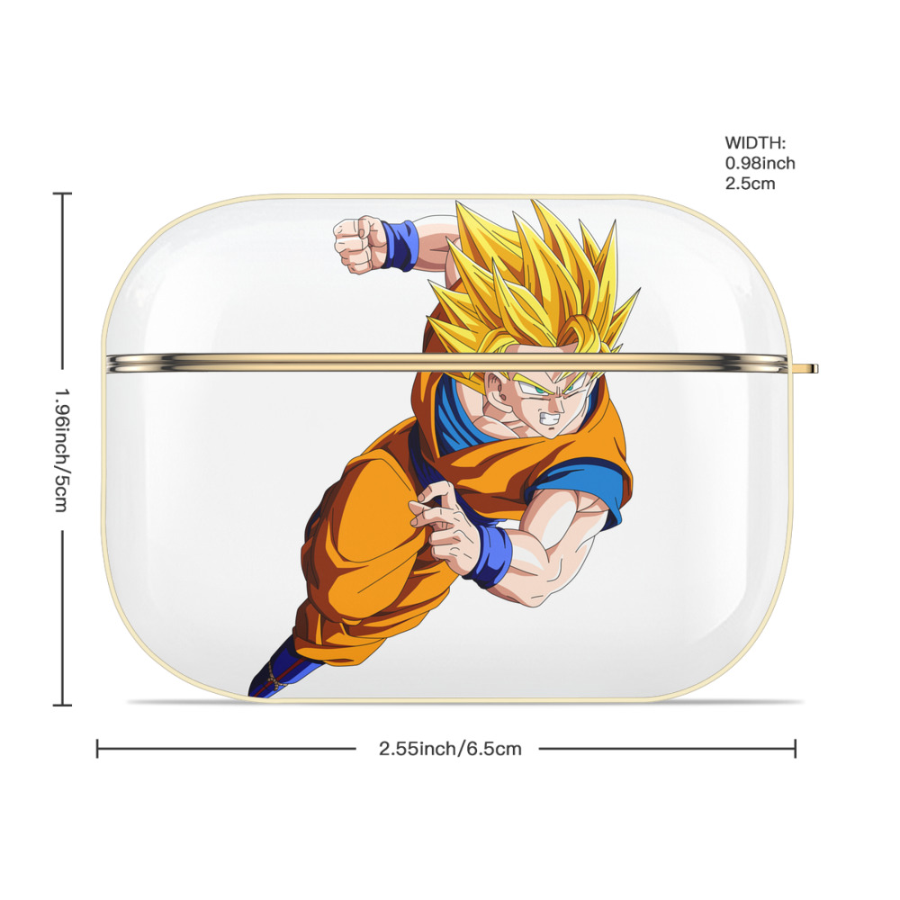 ドラゴンボール 孫悟空（そん ごくう）Son Goku カカロット DRAGON BALL Kakarotto 【AirPods Pro用】ハードシェル保護ケース｜耐衝撃・防指紋・カラビナ付き商品仕様