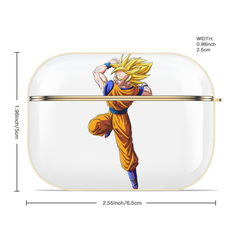 ドラゴンボール 孫悟空（そん ごくう）Son Goku カカロット DRAGON BALL Kakarotto 【AirPods Pro用】ハードシェル保護ケース｜耐衝撃・防指紋・カラビナ付き商品仕様
