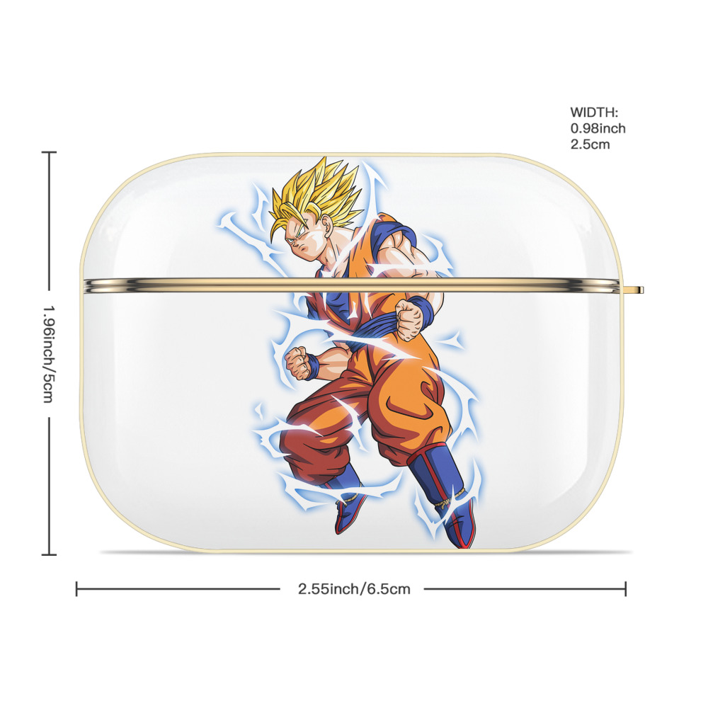 ドラゴンボール 孫悟空（そん ごくう）Son Goku カカロット DRAGON BALL Kakarotto 【AirPods Pro用】ハードシェル保護ケース｜耐衝撃・防指紋・カラビナ付き商品仕様