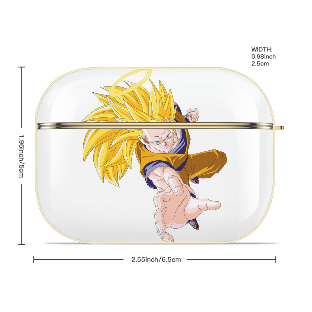 ドラゴンボール 孫悟空（そん ごくう）Son Goku カカロット DRAGON BALL Kakarotto 【AirPods Pro用】ハードシェル保護ケース｜耐衝撃・防指紋・カラビナ付き商品仕様