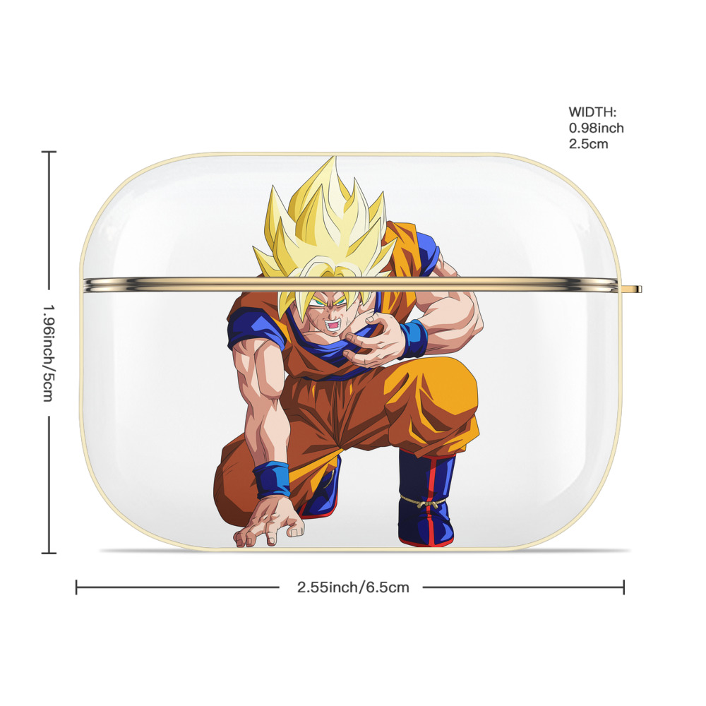 ドラゴンボール 孫悟空（そん ごくう）Son Goku カカロット DRAGON BALL Kakarotto 【AirPods Pro用】ハードシェル保護ケース｜耐衝撃・防指紋・カラビナ付き商品仕様