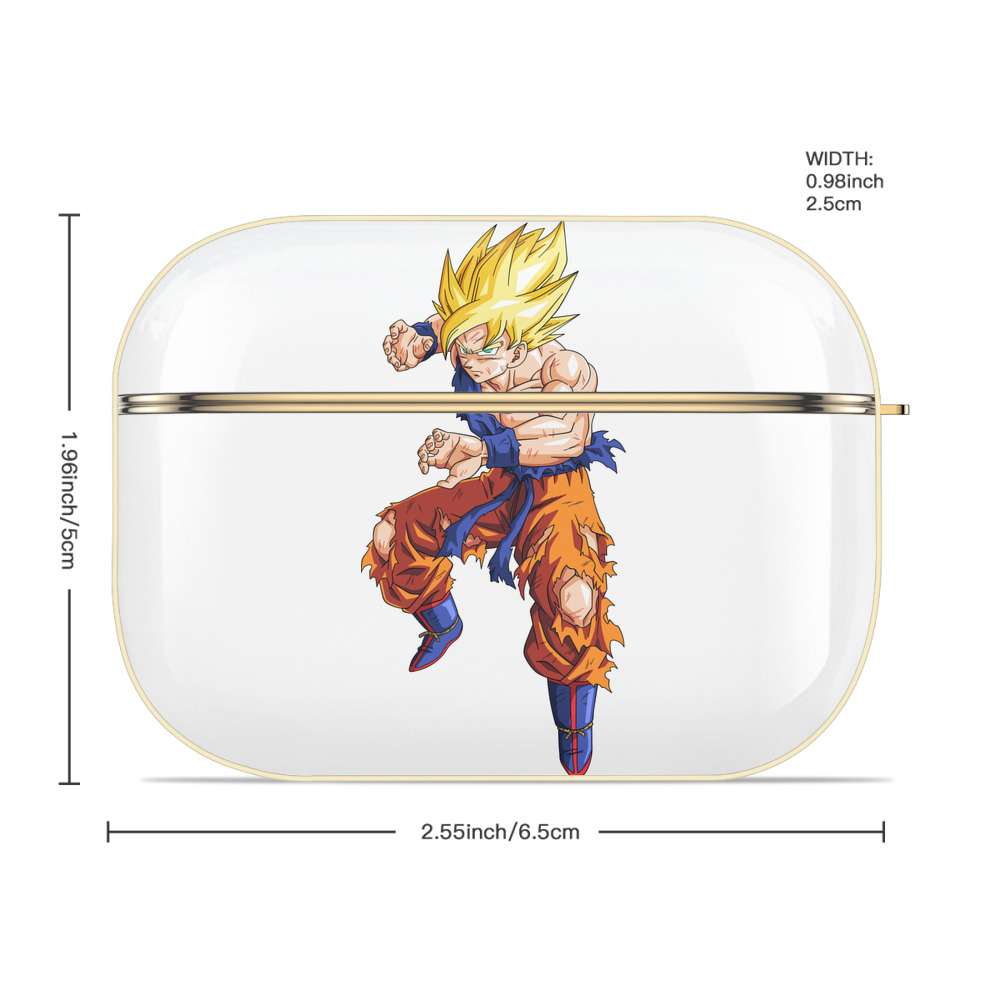 ドラゴンボール 孫悟空（そん ごくう）Son Goku カカロット DRAGON BALL Kakarotto 【AirPods Pro用】ハードシェル保護ケース｜耐衝撃・防指紋・カラビナ付き商品仕様