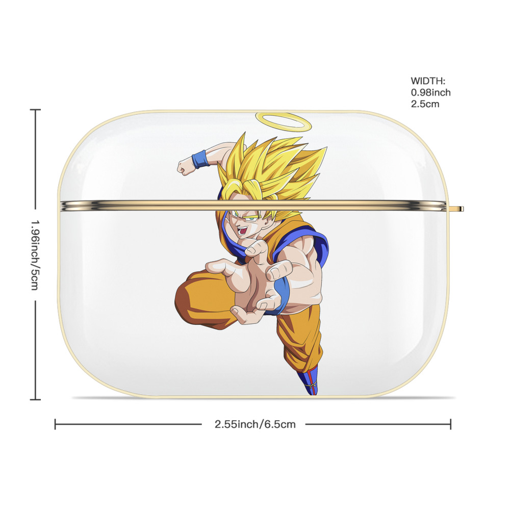 ドラゴンボール 孫悟空（そん ごくう）Son Goku カカロット DRAGON BALL Kakarotto 【AirPods Pro用】ハードシェル保護ケース｜耐衝撃・防指紋・カラビナ付き商品仕様