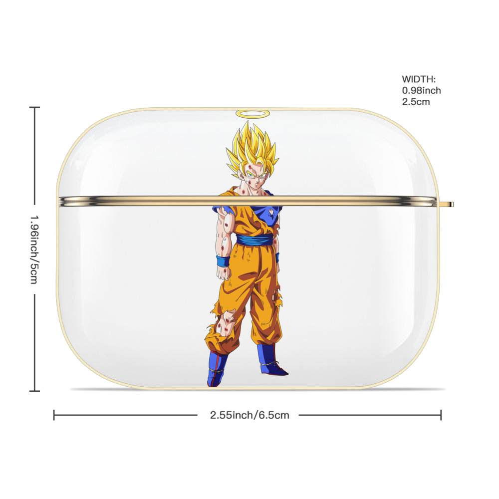 ドラゴンボール 孫悟空（そん ごくう）Son Goku カカロット DRAGON BALL Kakarotto 【AirPods Pro用】ハードシェル保護ケース｜耐衝撃・防指紋・カラビナ付き商品仕様