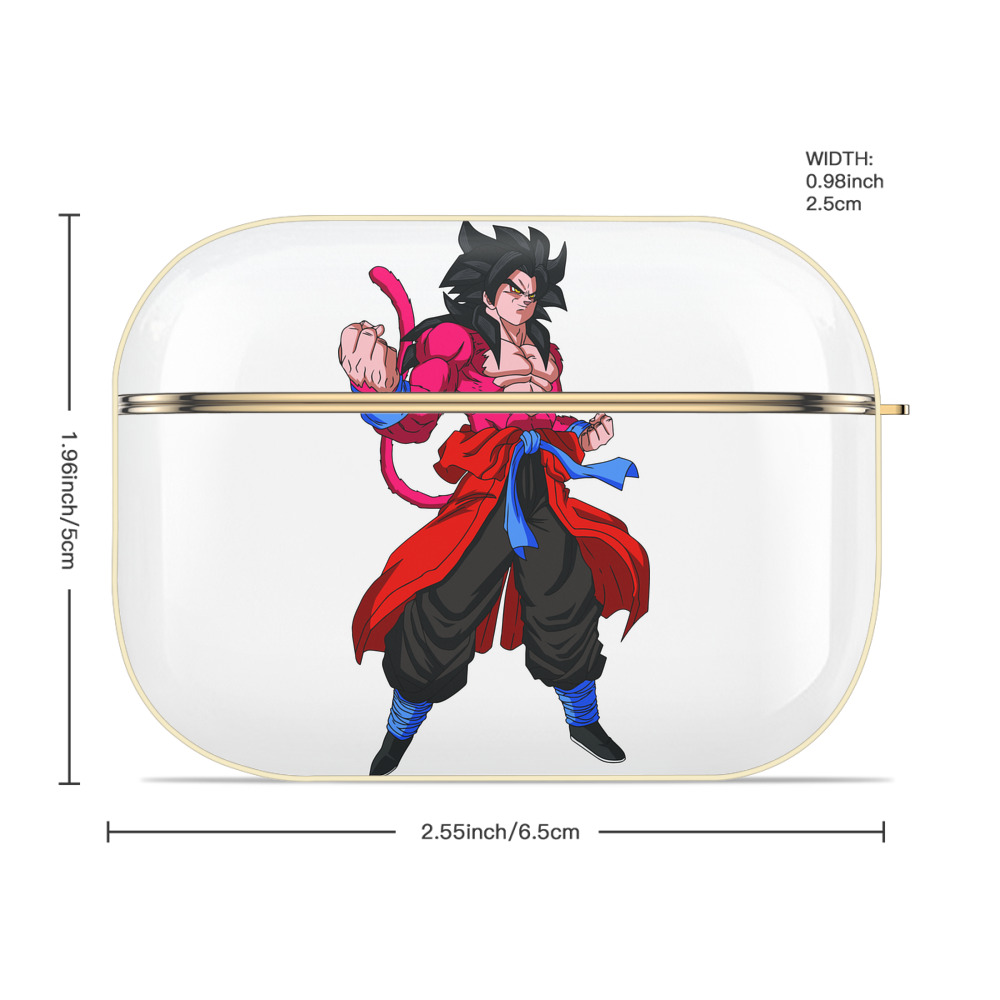 ドラゴンボール 孫悟空（そん ごくう）Son Goku カカロット DRAGON BALL Kakarotto 【AirPods Pro用】ハードシェル保護ケース｜耐衝撃・防指紋・カラビナ付き商品仕様