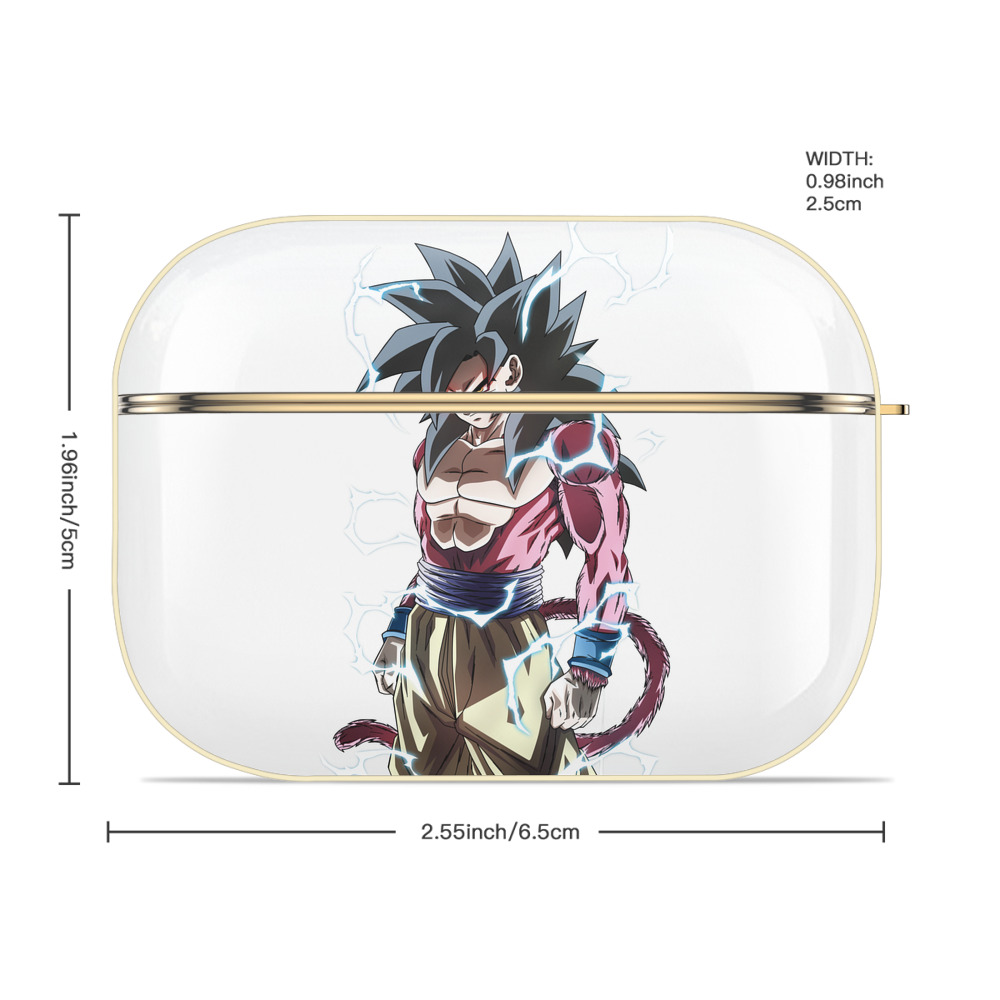 ドラゴンボール 孫悟空（そん ごくう）Son Goku カカロット DRAGON BALL Kakarotto 【AirPods Pro用】ハードシェル保護ケース｜耐衝撃・防指紋・カラビナ付き商品仕様