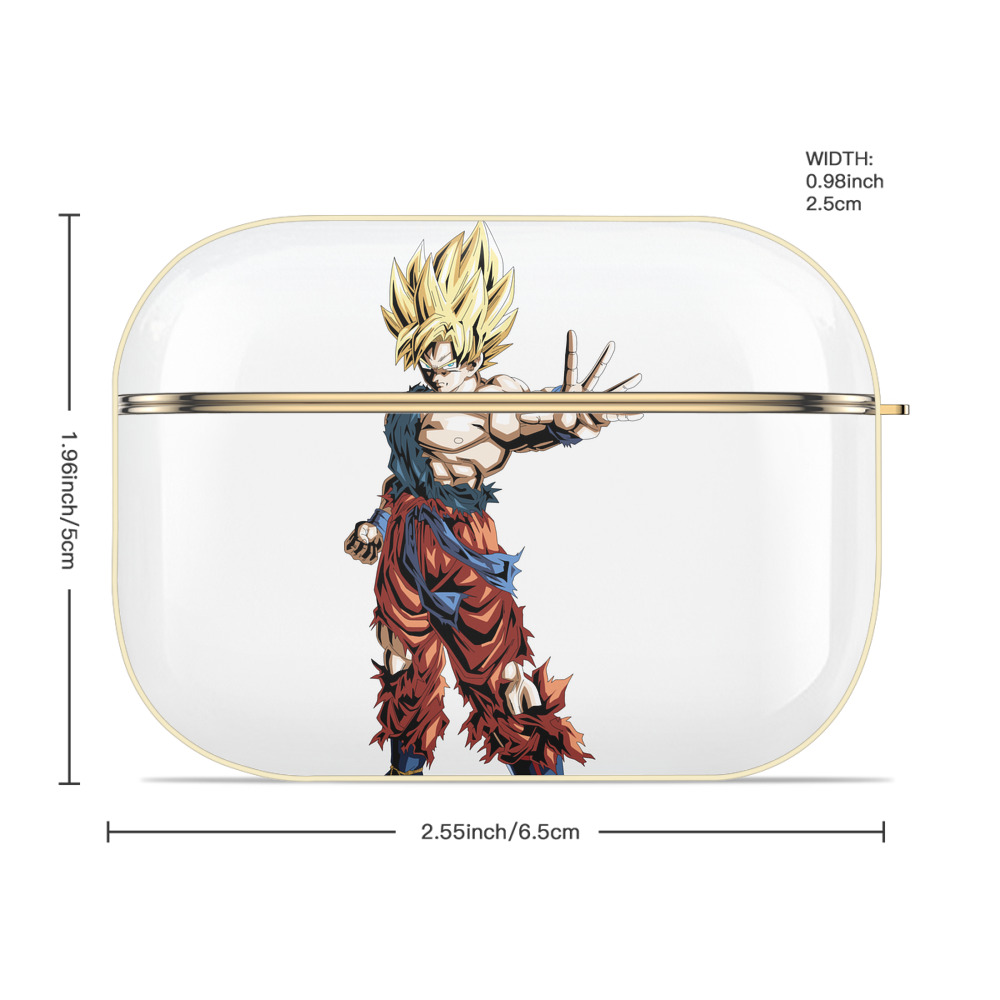 ドラゴンボール 孫悟空（そん ごくう）Son Goku カカロット DRAGON BALL Kakarotto 【AirPods Pro用】ハードシェル保護ケース｜耐衝撃・防指紋・カラビナ付き商品仕様