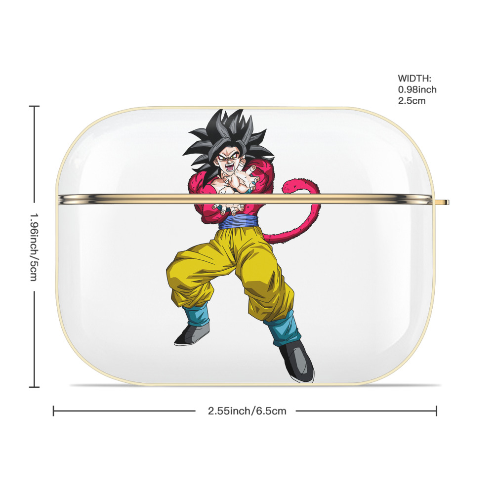 ドラゴンボール 孫悟空（そん ごくう）Son Goku カカロット DRAGON BALL Kakarotto 【AirPods Pro用】ハードシェル保護ケース｜耐衝撃・防指紋・カラビナ付き商品仕様