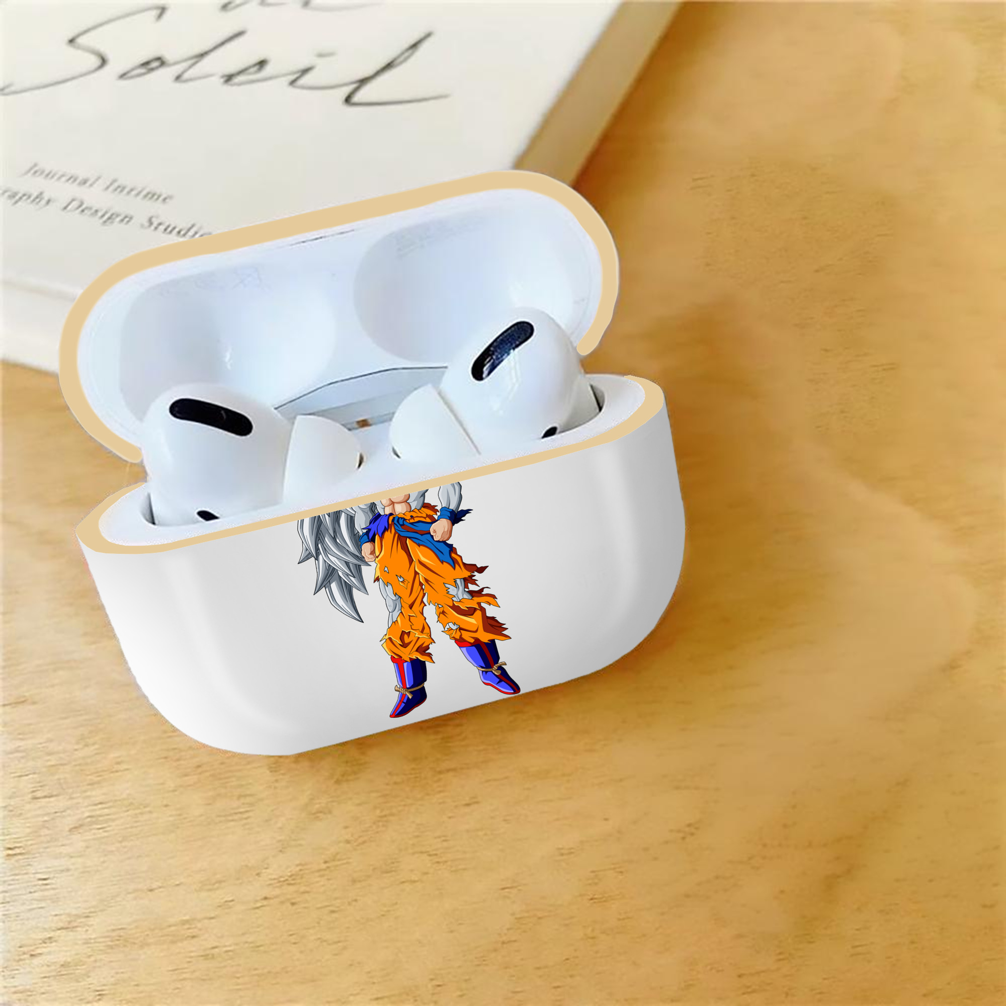 ドラゴンボール 孫悟空（そん ごくう）Son Goku カカロット DRAGON BALL Kakarotto 【AirPods Pro用】ハードシェル保護ケース｜耐衝撃・防指紋・カラビナ付き商品仕様