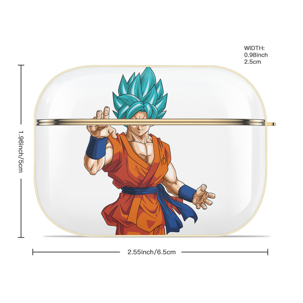 ドラゴンボール 孫悟空（そん ごくう）Son Goku カカロット DRAGON BALL Kakarotto 【AirPods Pro用】ハードシェル保護ケース｜耐衝撃・防指紋・カラビナ付き商品仕様