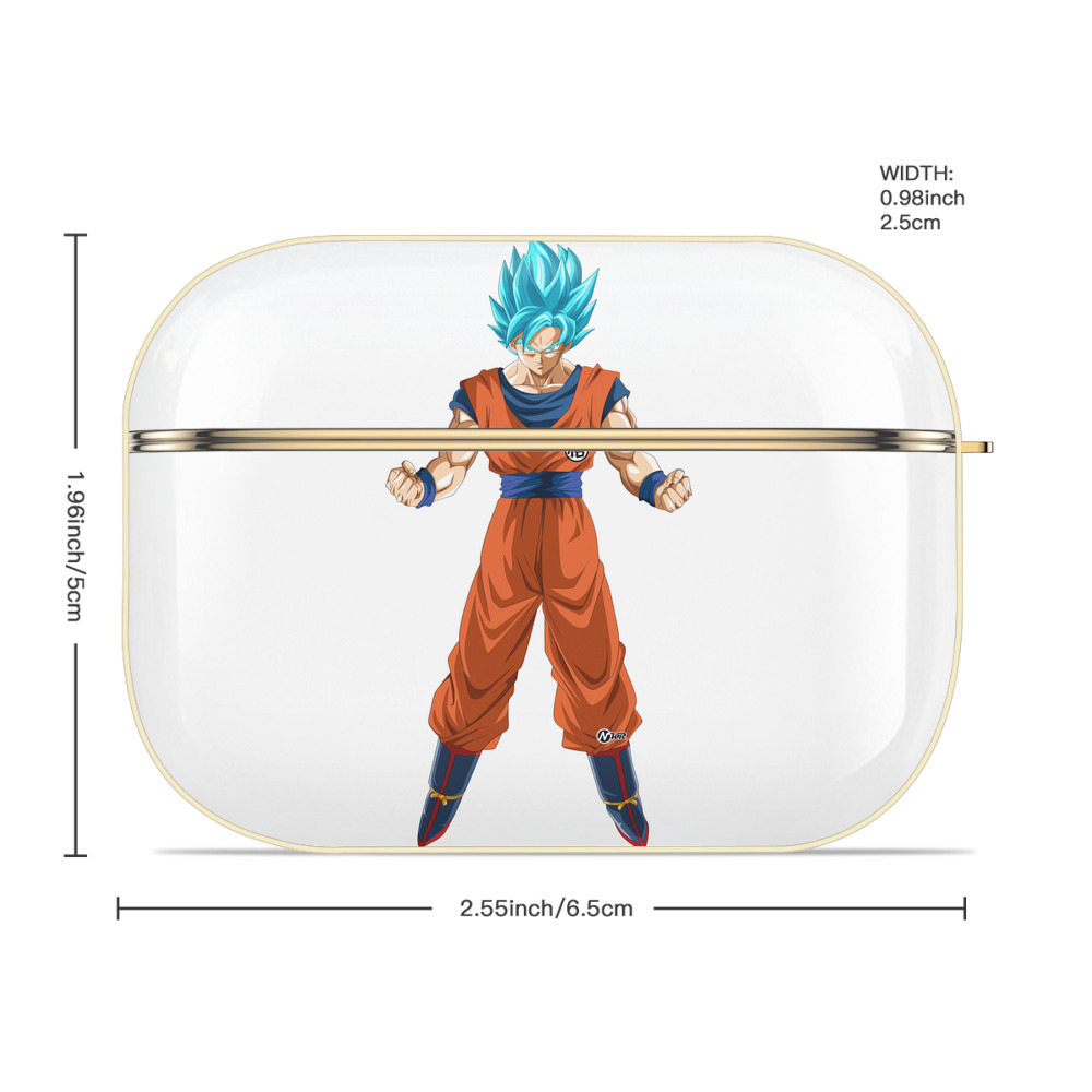 ドラゴンボール 孫悟空（そん ごくう）Son Goku カカロット DRAGON BALL Kakarotto 【AirPods Pro用】ハードシェル保護ケース｜耐衝撃・防指紋・カラビナ付き商品仕様