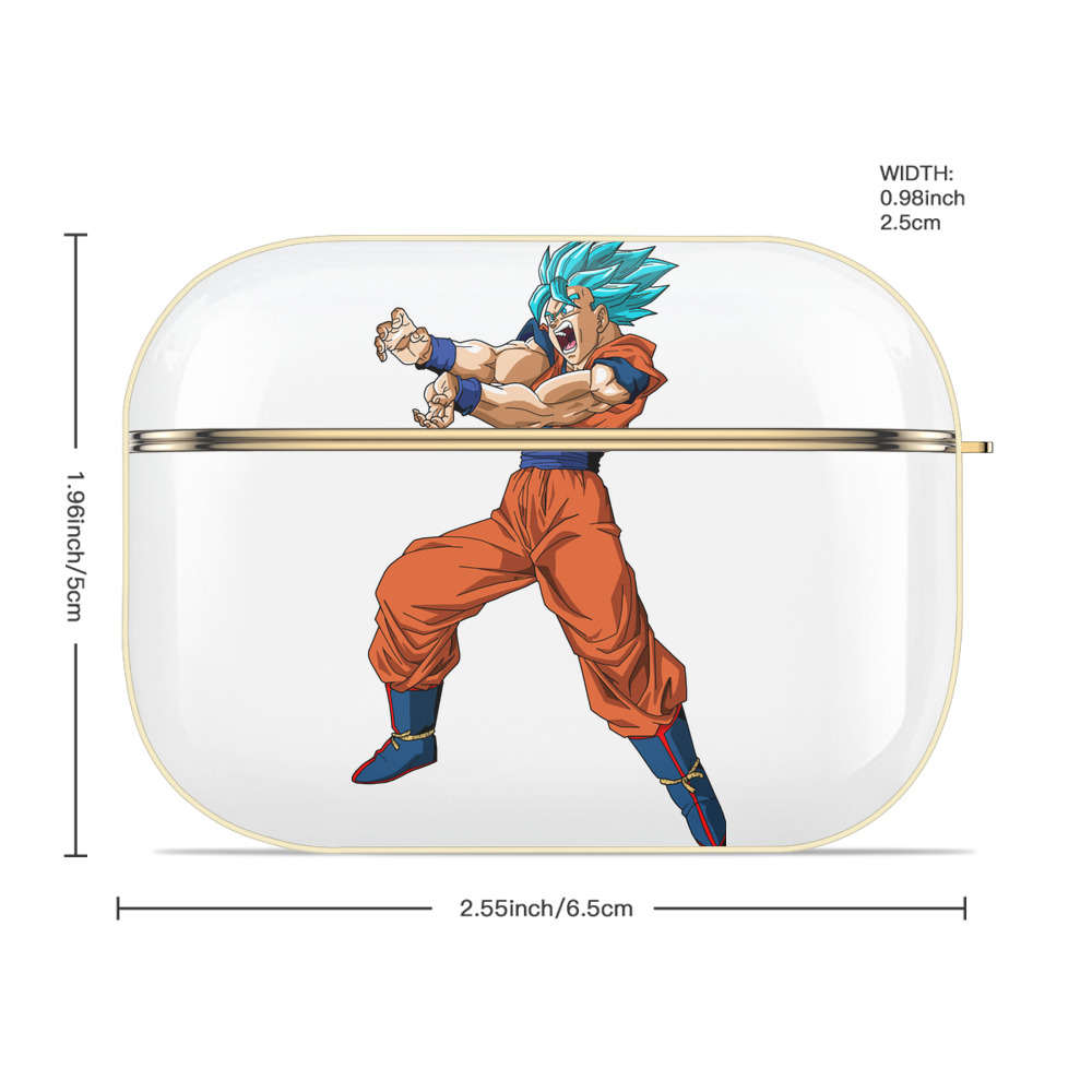 ドラゴンボール 孫悟空（そん ごくう）Son Goku カカロット DRAGON BALL Kakarotto 【AirPods Pro用】ハードシェル保護ケース｜耐衝撃・防指紋・カラビナ付き商品仕様