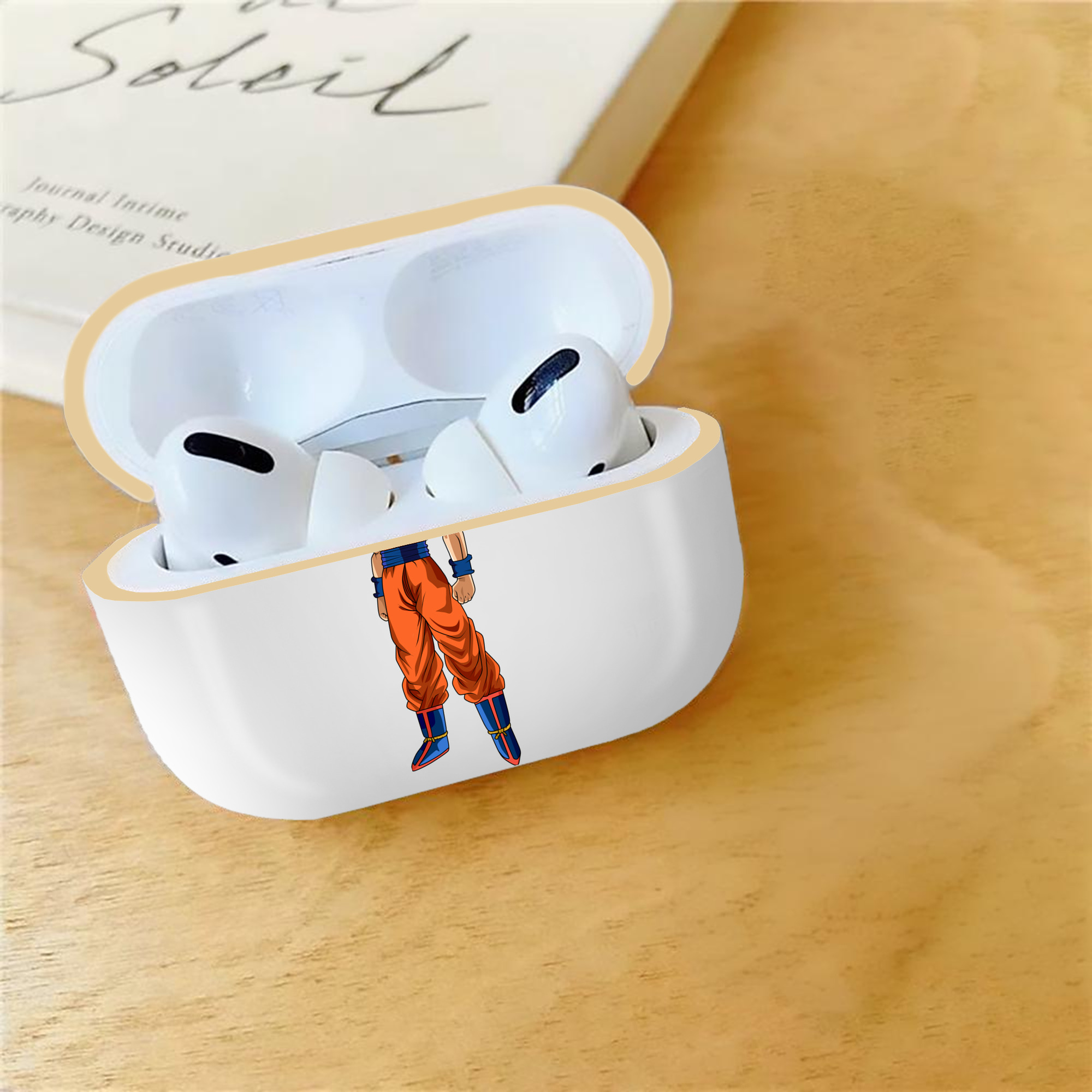 ドラゴンボール 孫悟空（そん ごくう）Son Goku カカロット DRAGON BALL Kakarotto 【AirPods Pro用】ハードシェル保護ケース｜耐衝撃・防指紋・カラビナ付き商品仕様