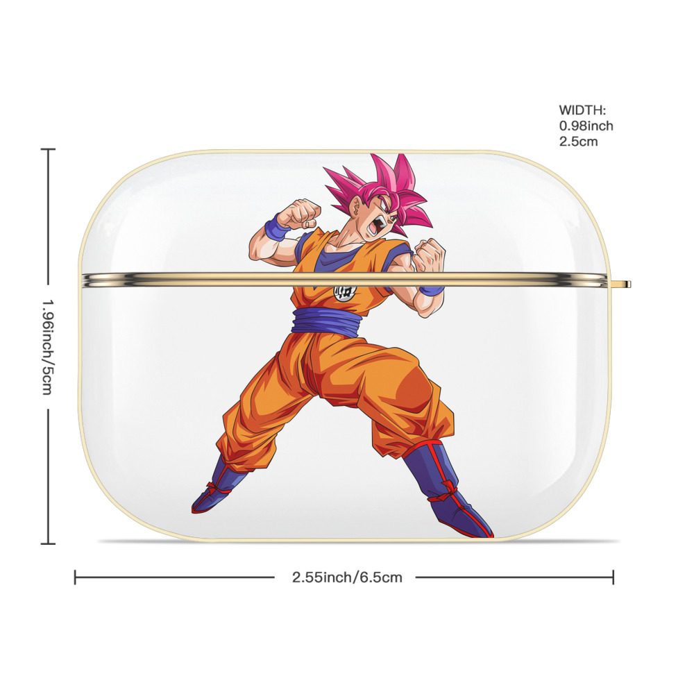 ドラゴンボール 孫悟空（そん ごくう）Son Goku カカロット DRAGON BALL Kakarotto 【AirPods Pro用】ハードシェル保護ケース｜耐衝撃・防指紋・カラビナ付き商品仕様