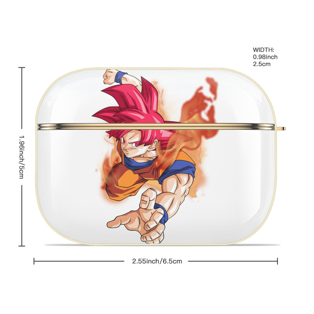 ドラゴンボール 孫悟空（そん ごくう）Son Goku カカロット DRAGON BALL Kakarotto 【AirPods Pro用】ハードシェル保護ケース｜耐衝撃・防指紋・カラビナ付き商品仕様