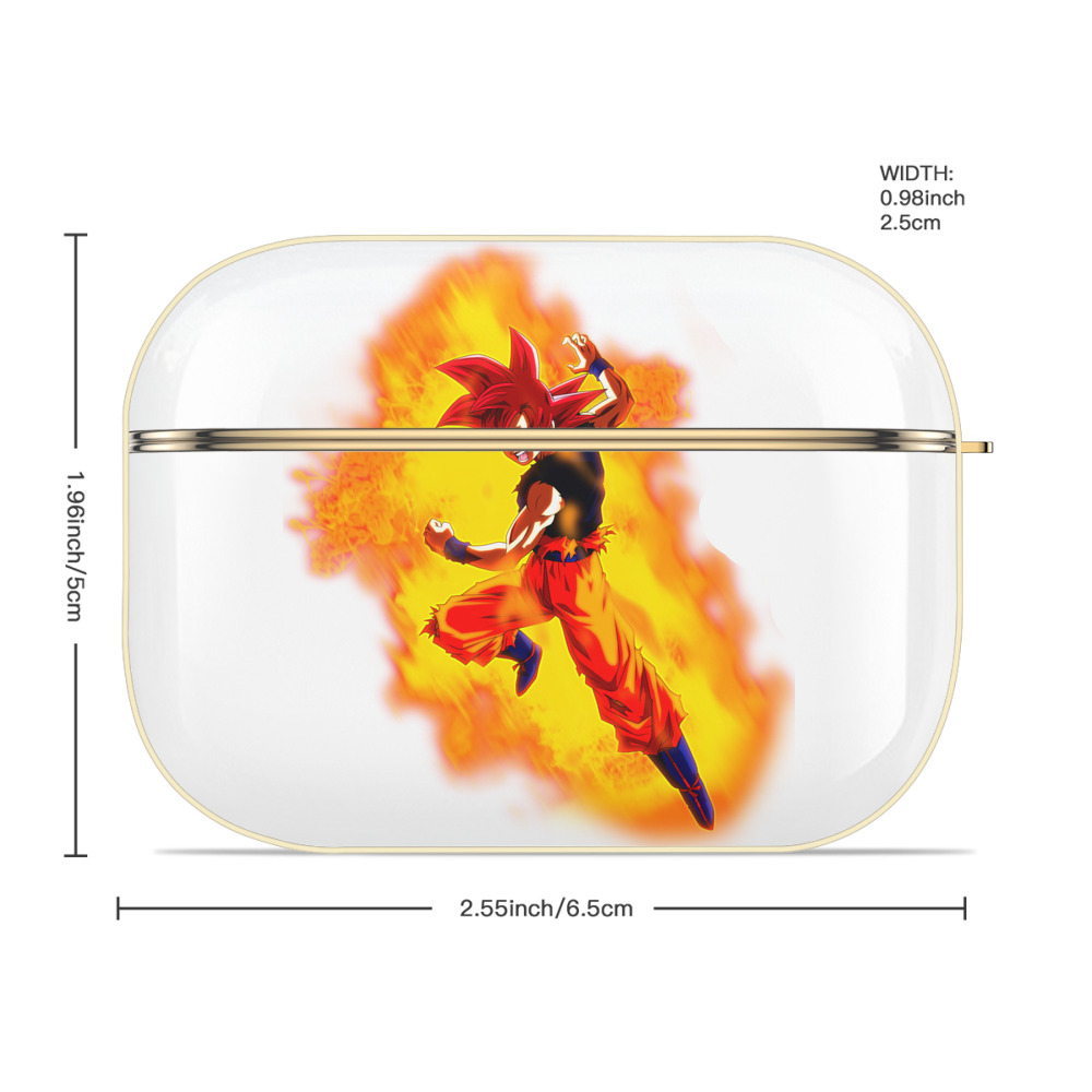 ドラゴンボール 孫悟空（そん ごくう）Son Goku カカロット DRAGON BALL Kakarotto 【AirPods Pro用】ハードシェル保護ケース｜耐衝撃・防指紋・カラビナ付き商品仕様