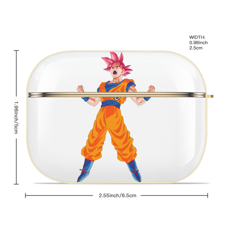ドラゴンボール 孫悟空（そん ごくう）Son Goku カカロット DRAGON BALL Kakarotto 【AirPods Pro用】ハードシェル保護ケース｜耐衝撃・防指紋・カラビナ付き商品仕様