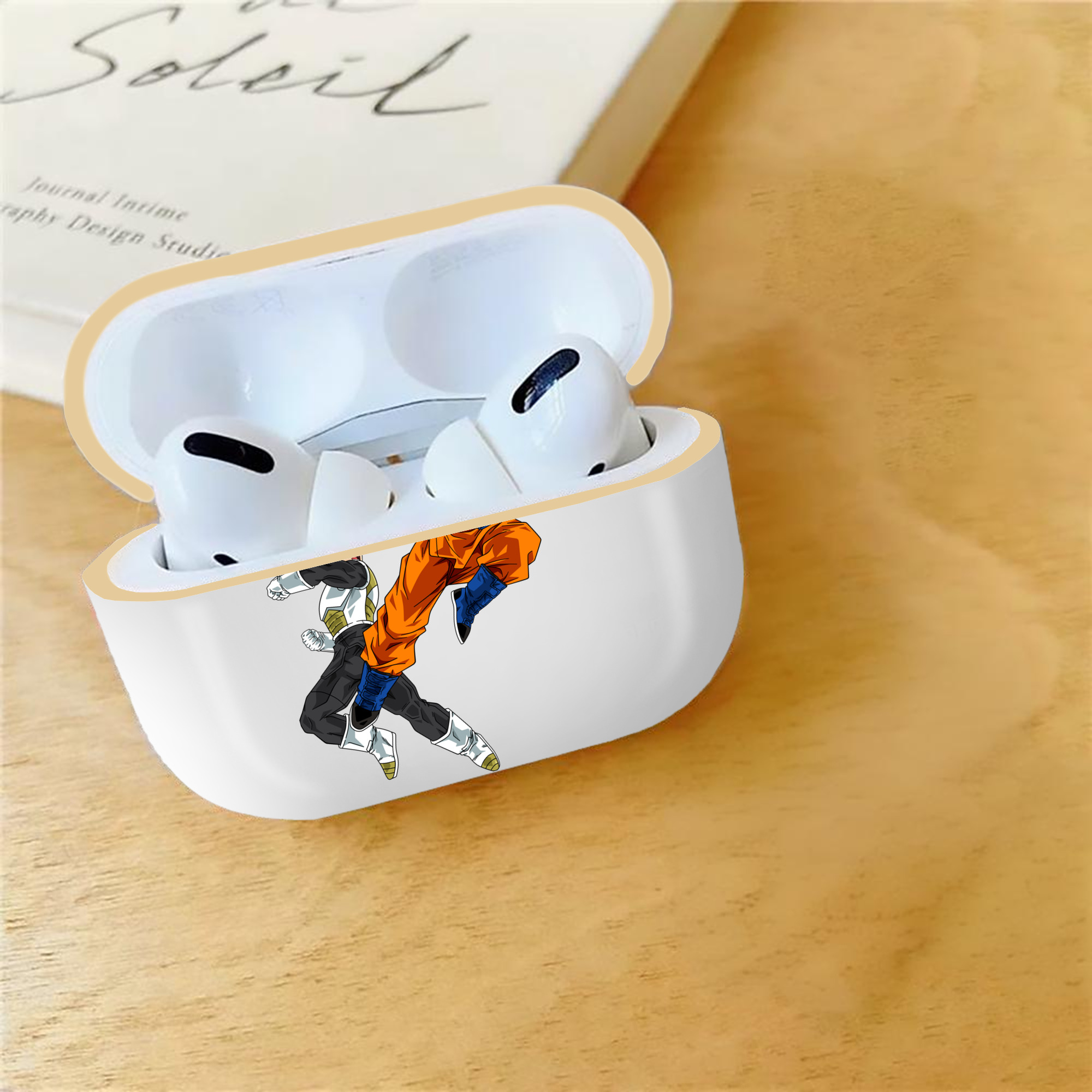 ドラゴンボール 孫悟空（そん ごくう）Son Goku カカロット DRAGON BALL Kakarotto 【AirPods Pro用】ハードシェル保護ケース｜耐衝撃・防指紋・カラビナ付き商品仕様