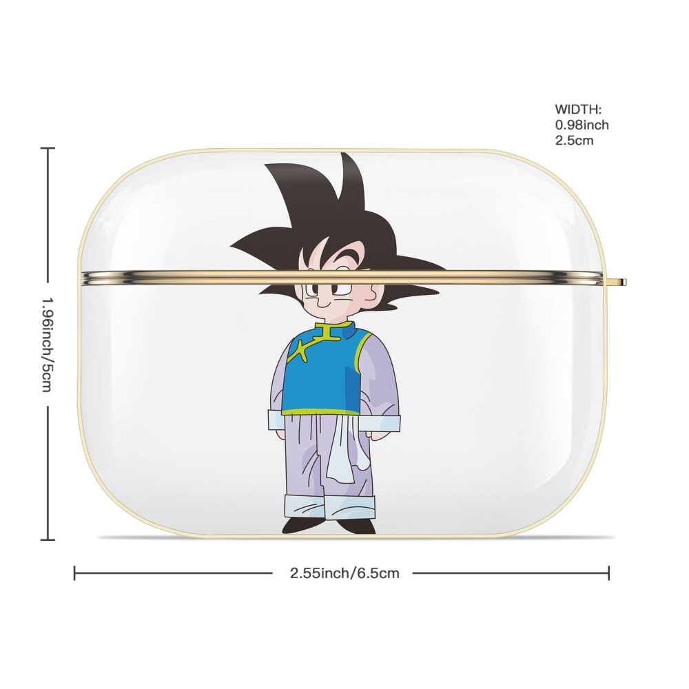 ドラゴンボール 孫悟空（そん ごくう）Son Goku カカロット DRAGON BALL Kakarotto 【AirPods Pro用】ハードシェル保護ケース｜耐衝撃・防指紋・カラビナ付き商品仕様