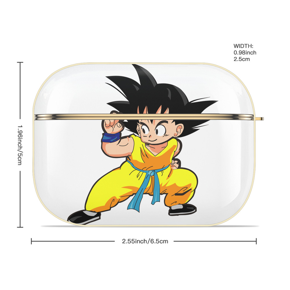 ドラゴンボール 孫悟空（そん ごくう）Son Goku カカロット DRAGON BALL Kakarotto 【AirPods Pro用】ハードシェル保護ケース｜耐衝撃・防指紋・カラビナ付き商品仕様