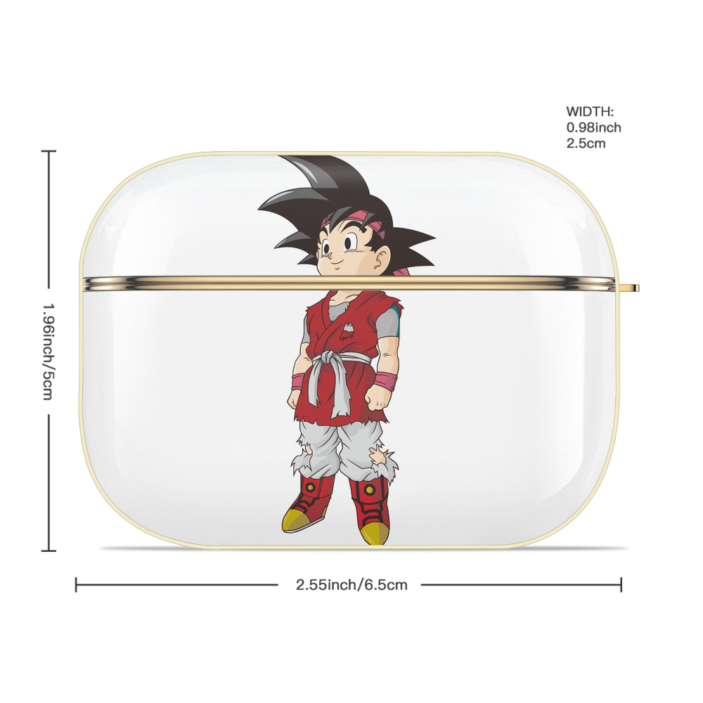 ドラゴンボール 孫悟空（そん ごくう）Son Goku カカロット DRAGON BALL Kakarotto 【AirPods Pro用】ハードシェル保護ケース｜耐衝撃・防指紋・カラビナ付き商品仕様