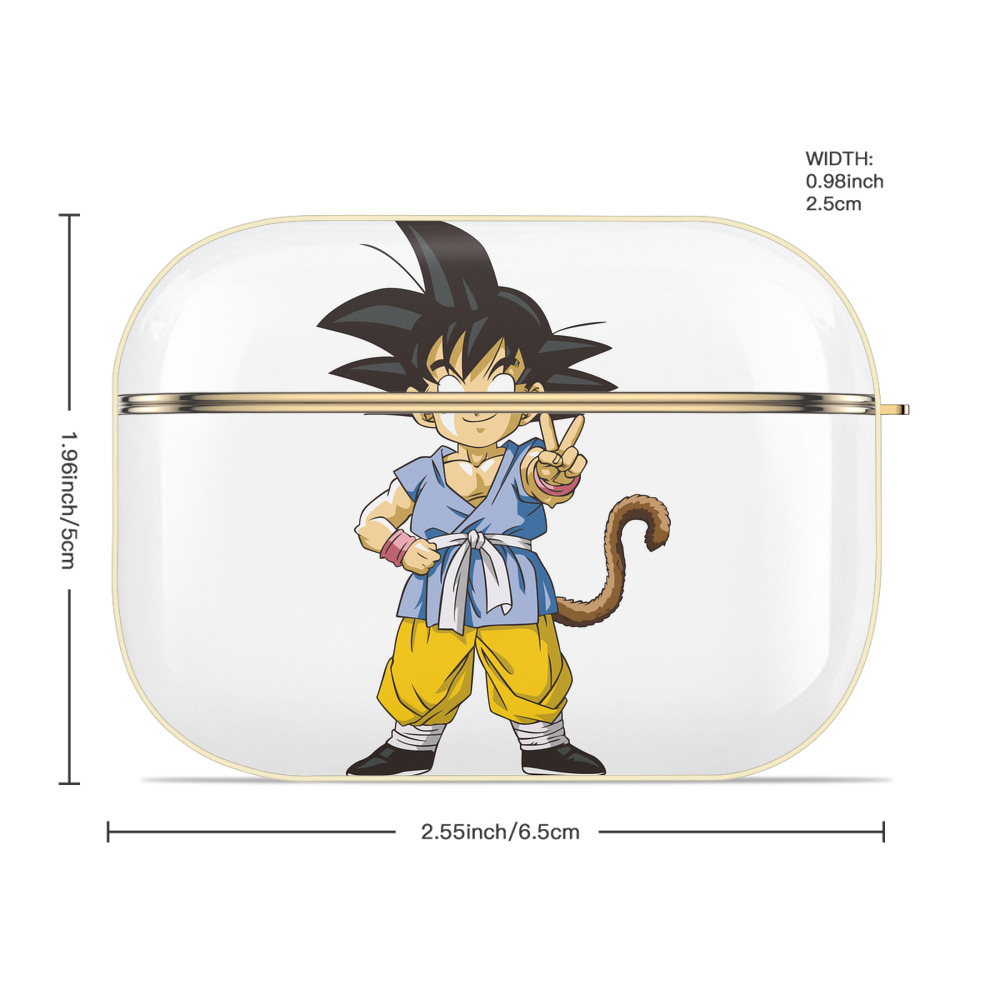 ドラゴンボール 孫悟空（そん ごくう）Son Goku カカロット DRAGON BALL Kakarotto 【AirPods Pro用】ハードシェル保護ケース｜耐衝撃・防指紋・カラビナ付き商品仕様