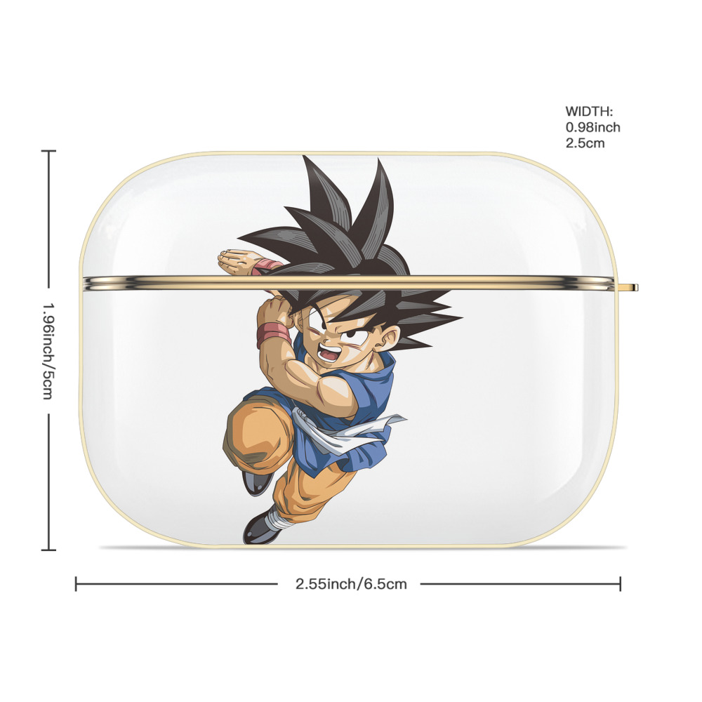 ドラゴンボール 孫悟空（そん ごくう）Son Goku カカロット DRAGON BALL Kakarotto 【AirPods Pro用】ハードシェル保護ケース｜耐衝撃・防指紋・カラビナ付き商品仕様