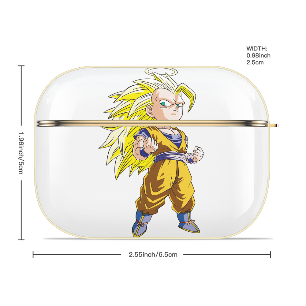 ドラゴンボール 孫悟空（そん ごくう）Son Goku カカロット DRAGON BALL Kakarotto 【AirPods Pro用】ハードシェル保護ケース｜耐衝撃・防指紋・カラビナ付き商品仕様