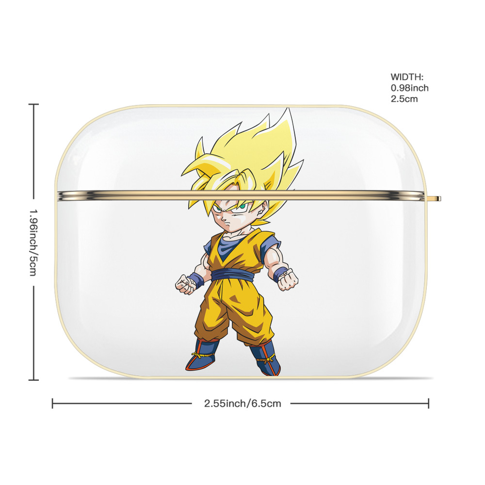 ドラゴンボール 孫悟空（そん ごくう）Son Goku カカロット DRAGON BALL Kakarotto 【AirPods Pro用】ハードシェル保護ケース｜耐衝撃・防指紋・カラビナ付き商品仕様