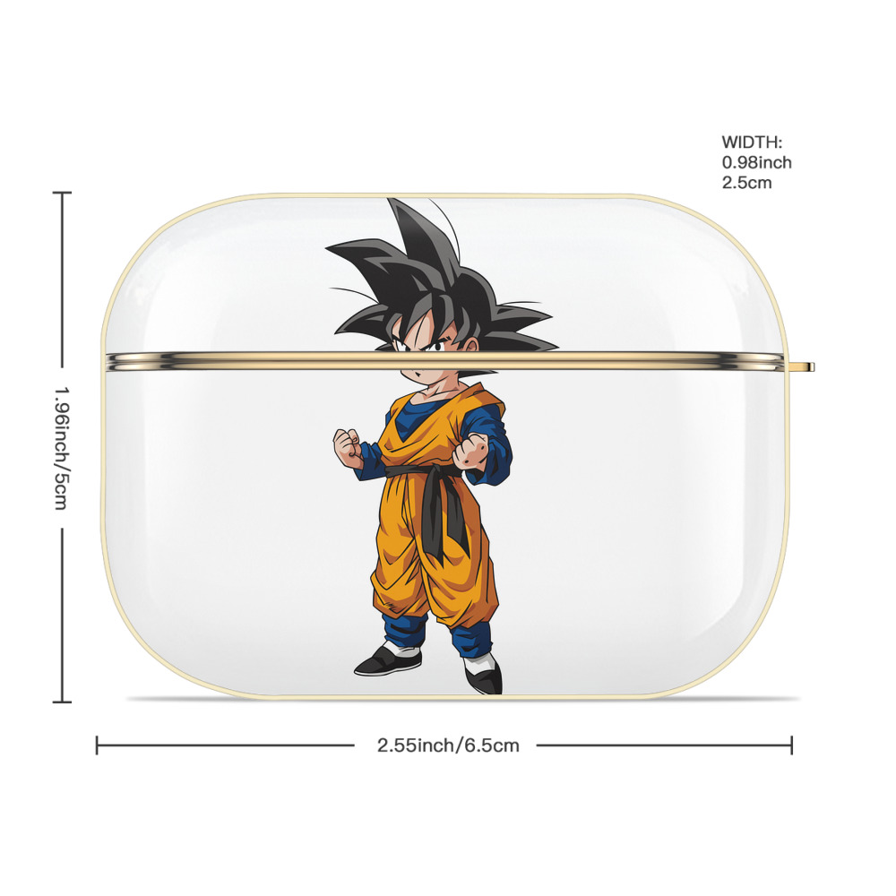 ドラゴンボール 孫悟空（そん ごくう）Son Goku カカロット DRAGON BALL Kakarotto 【AirPods Pro用】ハードシェル保護ケース｜耐衝撃・防指紋・カラビナ付き商品仕様