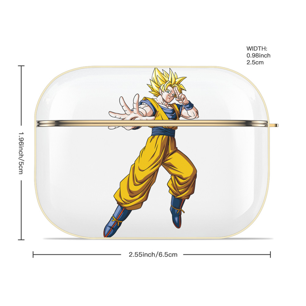 ドラゴンボール 孫悟空（そん ごくう）Son Goku カカロット DRAGON BALL Kakarotto 【AirPods Pro用】ハードシェル保護ケース｜耐衝撃・防指紋・カラビナ付き商品仕様