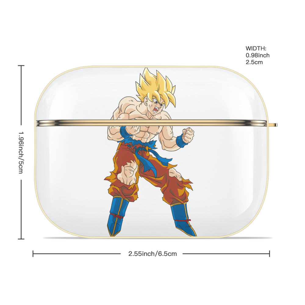 ドラゴンボール 孫悟空（そん ごくう）Son Goku カカロット DRAGON BALL Kakarotto 【AirPods Pro用】ハードシェル保護ケース｜耐衝撃・防指紋・カラビナ付き商品仕様