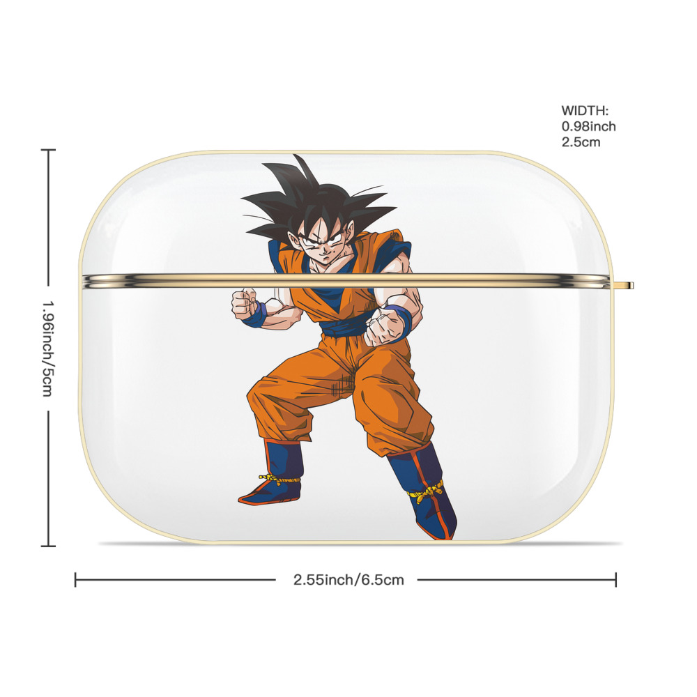 ドラゴンボール 孫悟空（そん ごくう）Son Goku カカロット DRAGON BALL Kakarotto 【AirPods Pro用】ハードシェル保護ケース｜耐衝撃・防指紋・カラビナ付き商品仕様