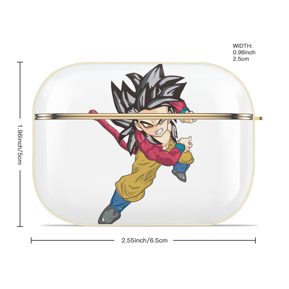 ドラゴンボール 孫悟空（そん ごくう）Son Goku カカロット DRAGON BALL Kakarotto 【AirPods Pro用】ハードシェル保護ケース｜耐衝撃・防指紋・カラビナ付き商品仕様