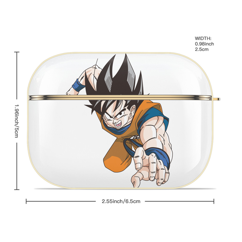 ドラゴンボール 孫悟空（そん ごくう）Son Goku カカロット DRAGON BALL Kakarotto 【AirPods Pro用】ハードシェル保護ケース｜耐衝撃・防指紋・カラビナ付き商品仕様