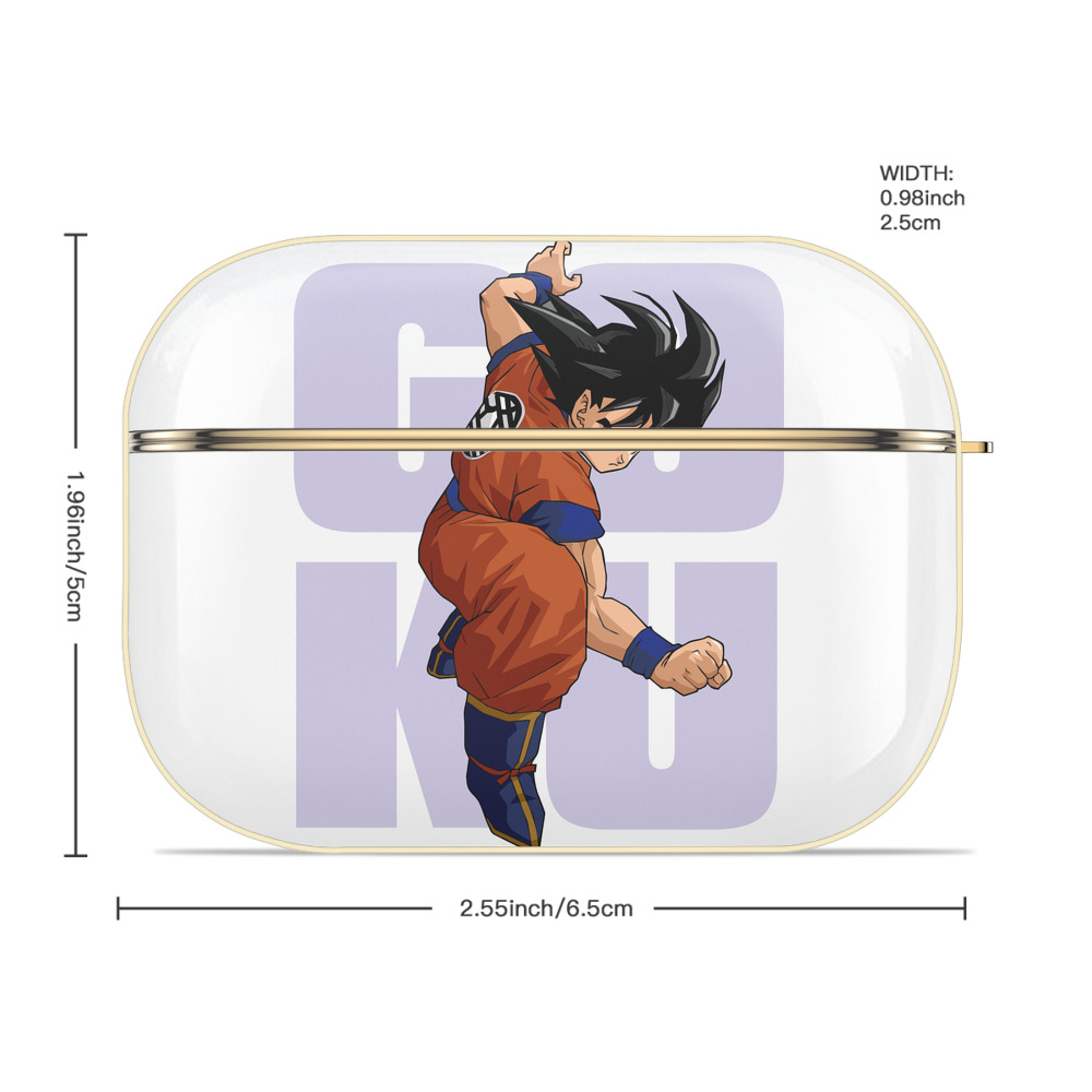 ドラゴンボール 孫悟空（そん ごくう）Son Goku カカロット DRAGON BALL Kakarotto 【AirPods Pro用】ハードシェル保護ケース｜耐衝撃・防指紋・カラビナ付き商品仕様