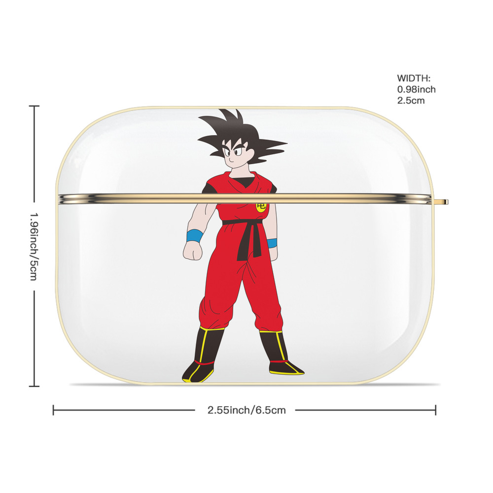 ドラゴンボール 孫悟空（そん ごくう）Son Goku カカロット DRAGON BALL Kakarotto 【AirPods Pro用】ハードシェル保護ケース｜耐衝撃・防指紋・カラビナ付き商品仕様