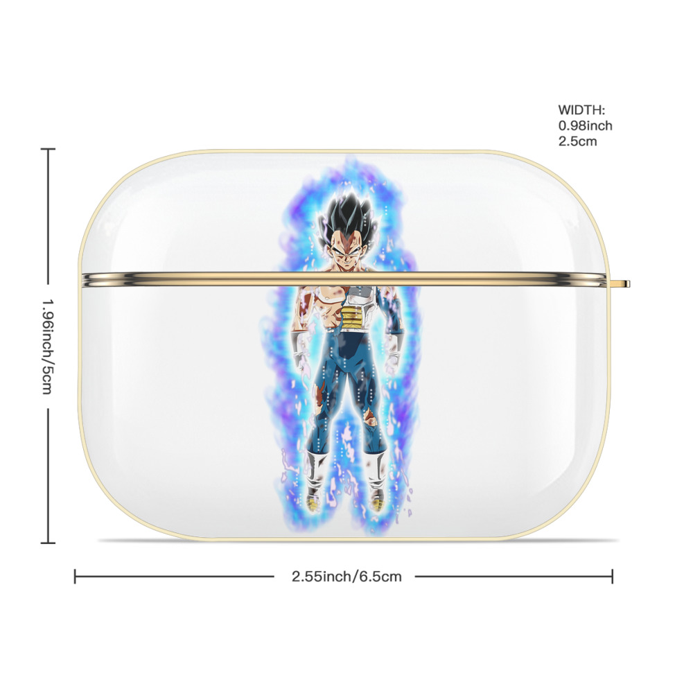 ドラゴンボール ベジータ四世（Bejīta Yonsei）DRAGON BALL Vegeta IV 【AirPods Pro用】ハードシェル保護ケース｜耐衝撃・防指紋・カラビナ付き商品仕様
