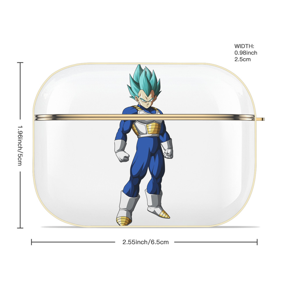 ドラゴンボール ベジータ四世（Bejīta Yonsei）DRAGON BALL Vegeta IV 【AirPods Pro用】ハードシェル保護ケース｜耐衝撃・防指紋・カラビナ付き商品仕様