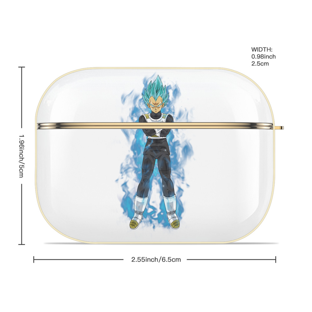 ドラゴンボール ベジータ四世（Bejīta Yonsei）DRAGON BALL Vegeta IV 【AirPods Pro用】ハードシェル保護ケース｜耐衝撃・防指紋・カラビナ付き商品仕様