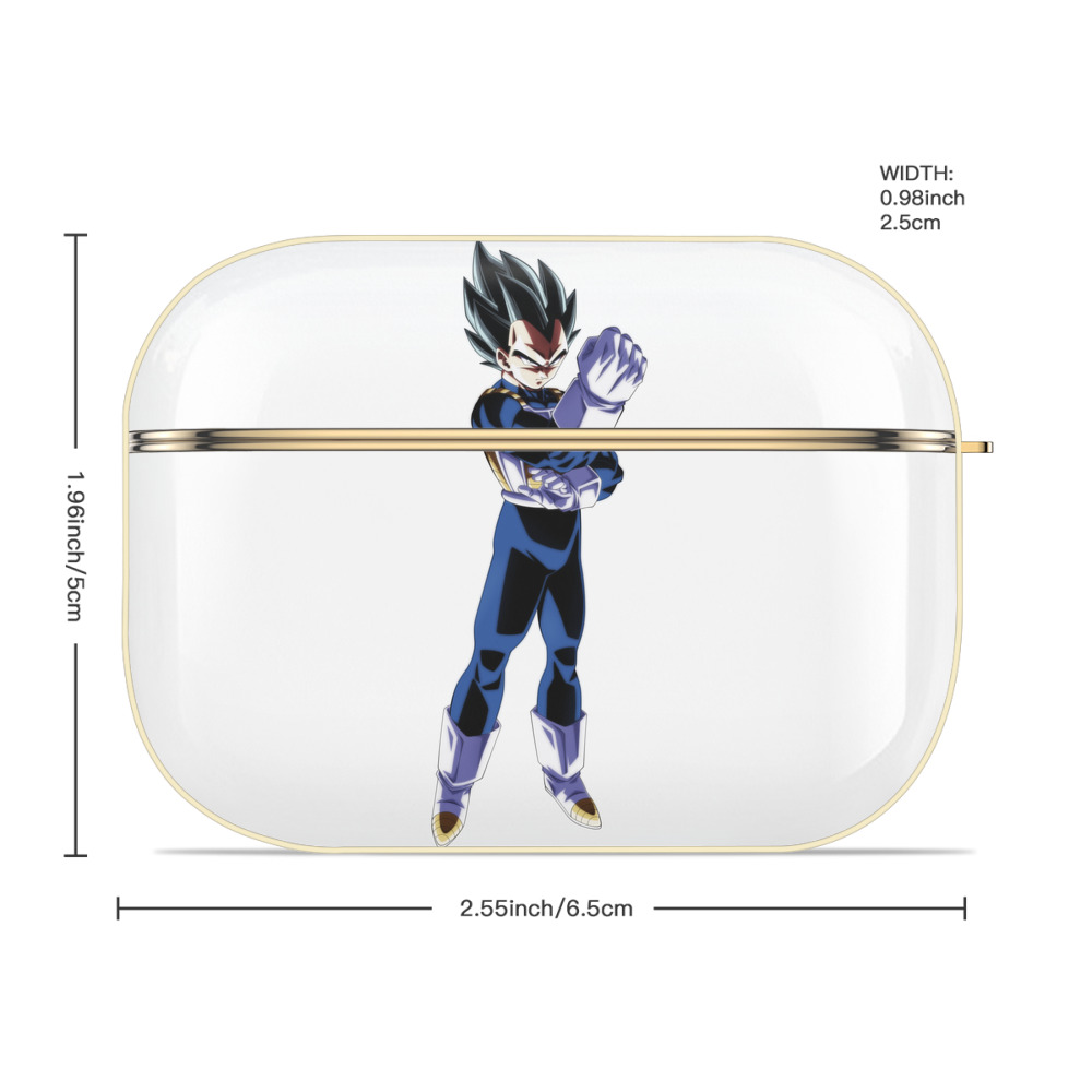 ドラゴンボール ベジータ四世（Bejīta Yonsei）DRAGON BALL Vegeta IV 【AirPods Pro用】ハードシェル保護ケース｜耐衝撃・防指紋・カラビナ付き商品仕様