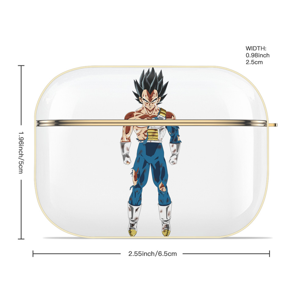 ドラゴンボール ベジータ四世（Bejīta Yonsei）DRAGON BALL Vegeta IV 【AirPods Pro用】ハードシェル保護ケース｜耐衝撃・防指紋・カラビナ付き商品仕様
