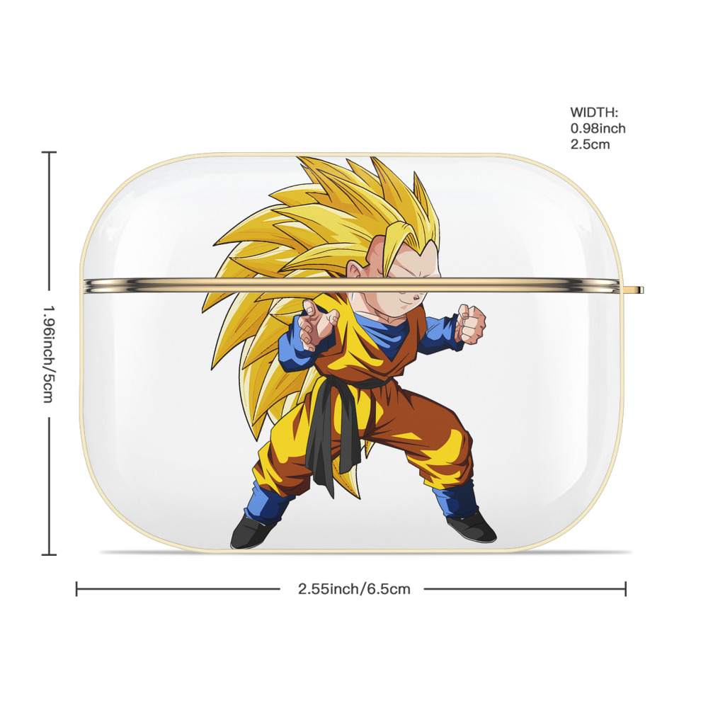 ドラゴンボール ベジータ四世（Bejīta Yonsei）DRAGON BALL Vegeta IV 【AirPods Pro用】ハードシェル保護ケース｜耐衝撃・防指紋・カラビナ付き商品仕様